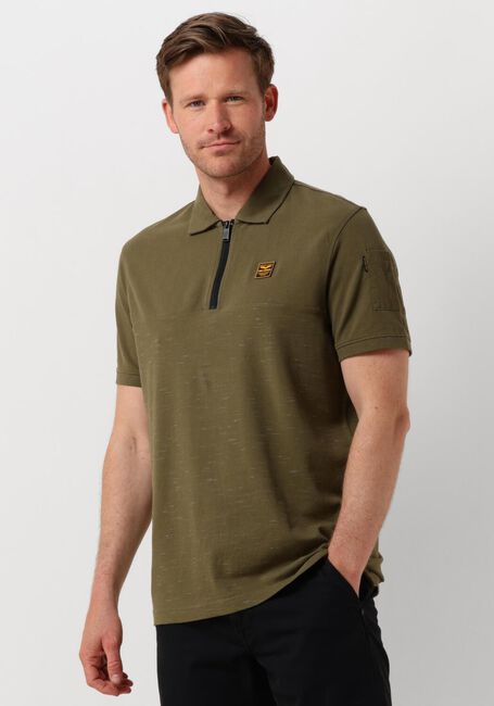 PME LEGEND Polo SHORT SLEEVE POLO CARGO INJECTED BLOCK en vert - large