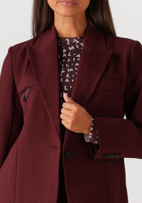 HAUTE L'AMITIÉ Gilet PREMIERE SINGLE BLAZER Bordeaux - large