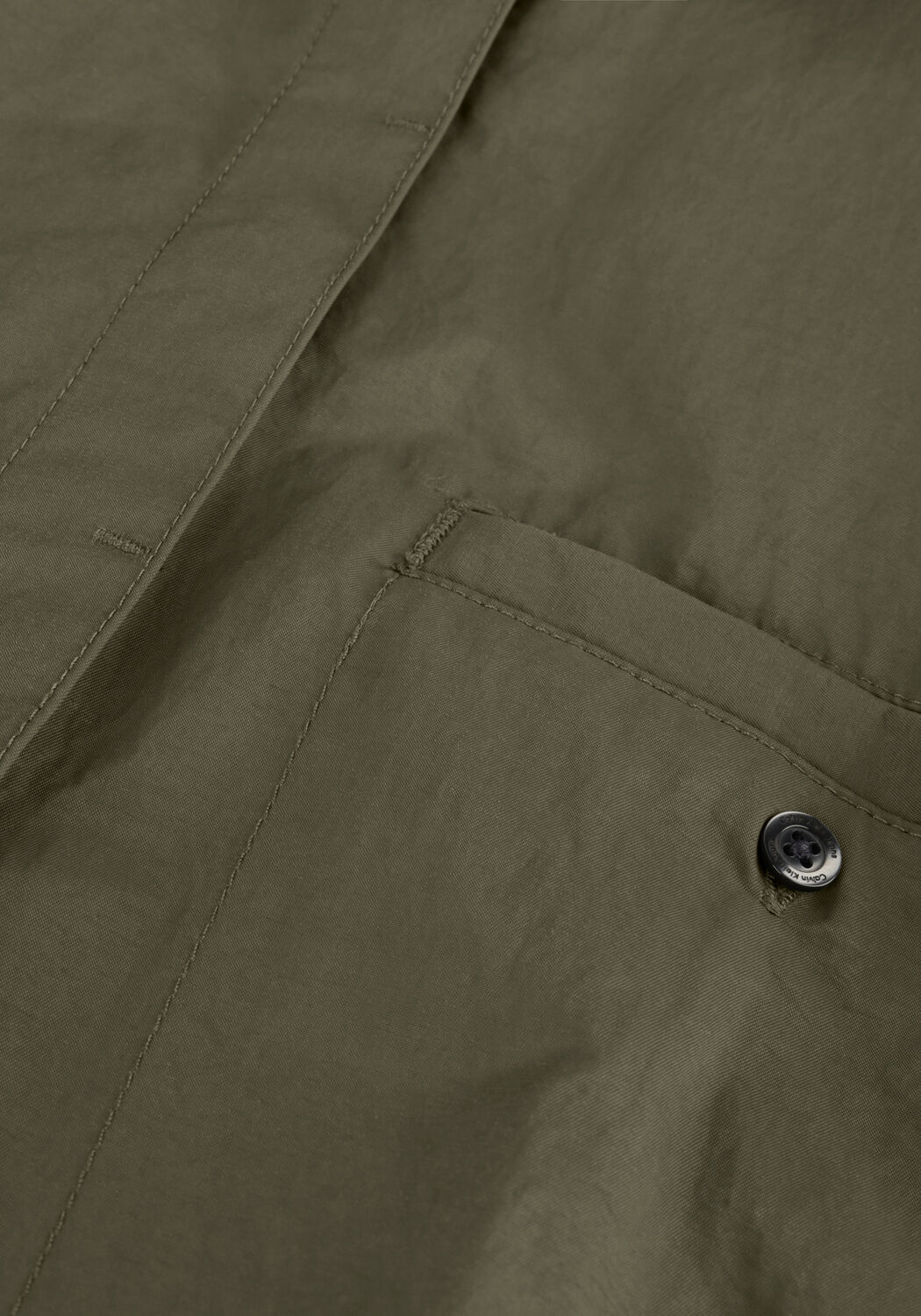 Olijf CALVIN KLEIN Mini jurk SOFT TOUCH SHIRT DRESS - large