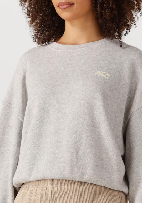 Lichtgrijze AMERICAN VINTAGE Sweater KODYTOWN WOMAN - large
