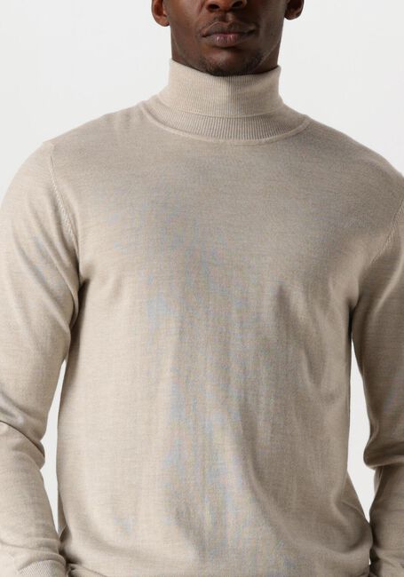 PROFUOMO Col roulé PULLOVER ROLL NECK en beige - large