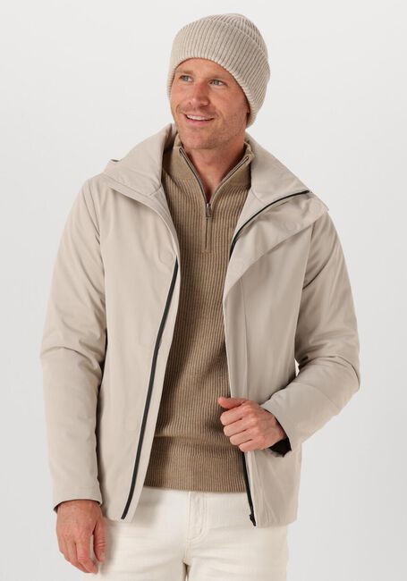 PROFUOMO Manteau Teddy RAINCOAT SHORT MAGNET Sable - large