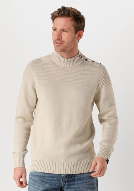 BUTCHER OF BLUE Pull MORRIS MOCK BTN en beige - large