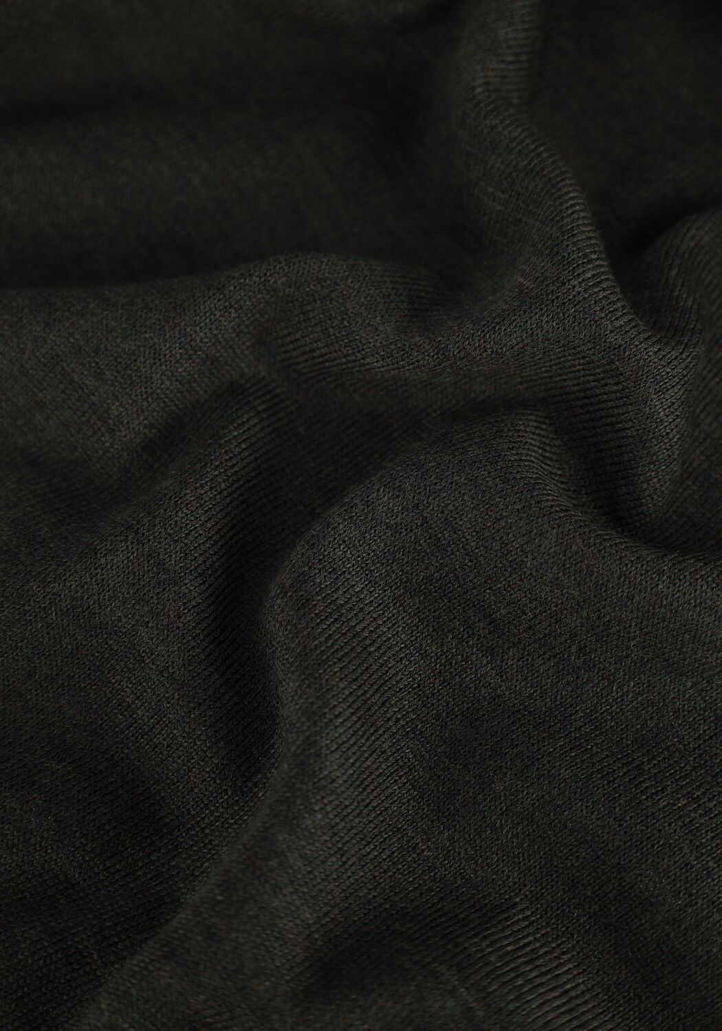 SELECTED MEN Pull SLHTOWN MERINO COOLMAX KNIT CREW en vert - large