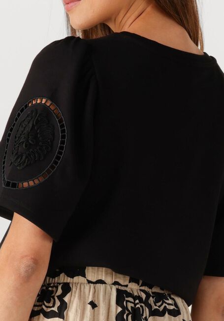 Zwarte OBJECT T-shirt OBJDORINA S/S RE TOP E SS FAIR 25 - large