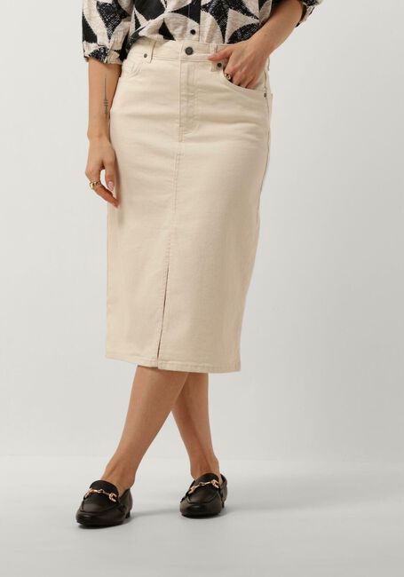 OBJECT Jupe midi OBJELLEN MW MIDI TWILL SKIRT Sable - large