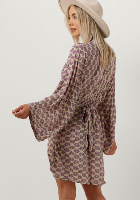 SISSEL EDELBO Mini robe CLAIRE SHORT DRESS en beige - large