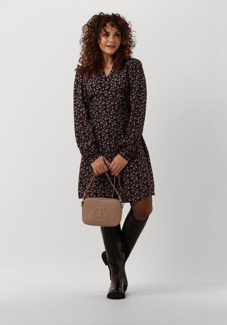 MSCH COPENHAGEN Mini robe MSCHMESSINA MOROCCO WRAP DRESS AOP en noir - large