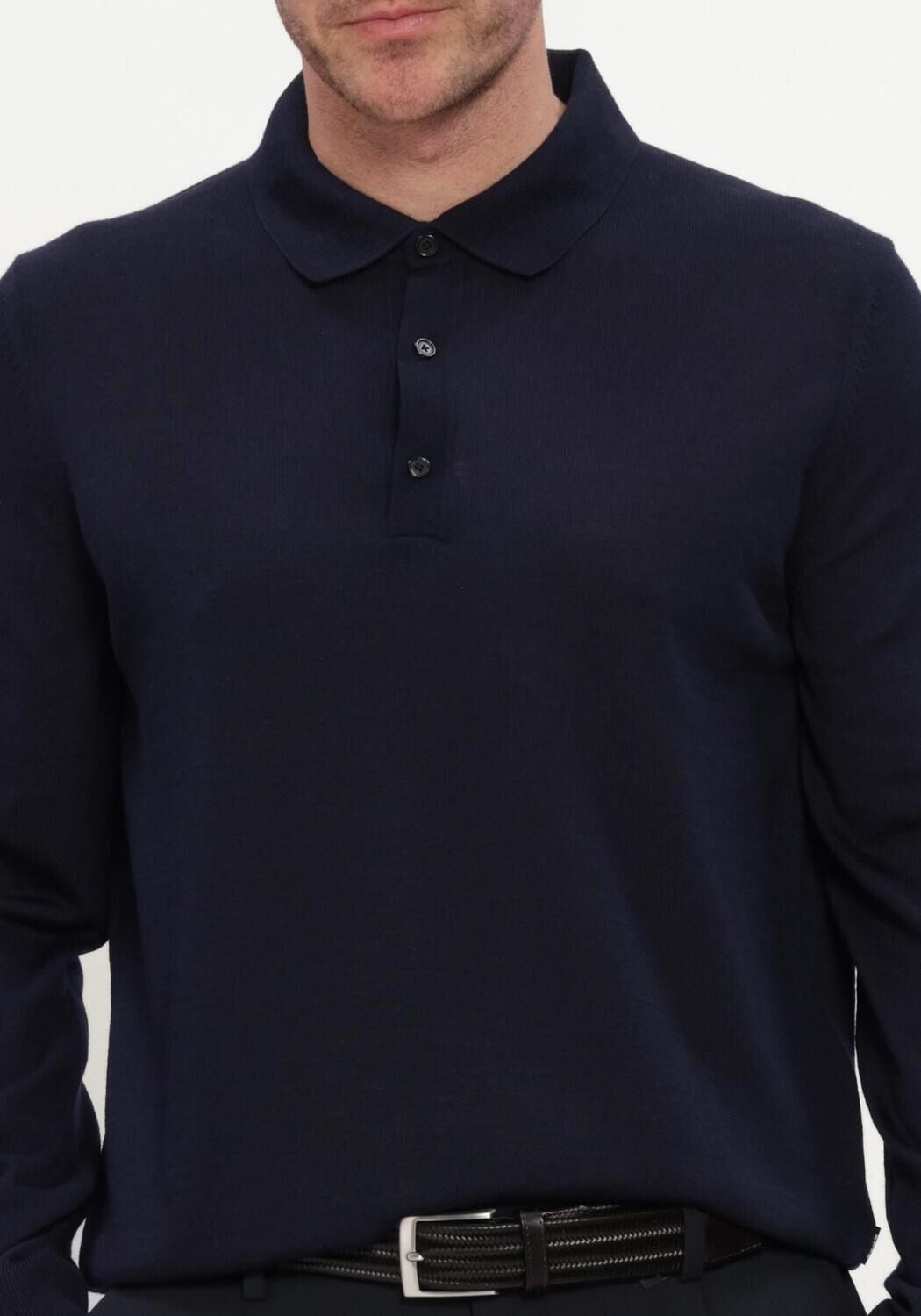 BOSS BLACK Pull H-LANCIONE Bleu fonc&eacute; - large