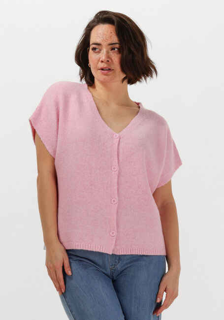 YDENCE Gilet CARDIGAN AMELIE Rose clair - large