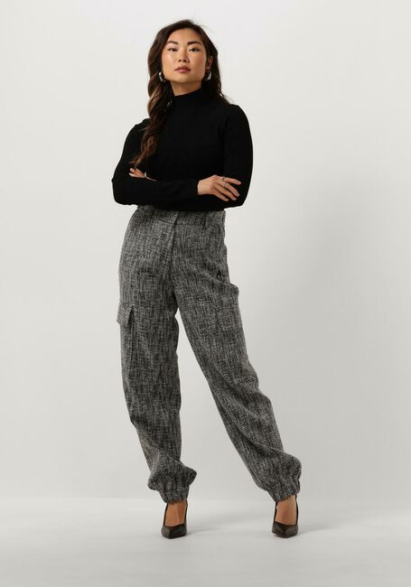 ALIX THE LABEL LADIES KNITTED A MESH TOP Hauts & T-shirts en noir - large