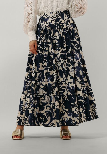AMAYA AMSTERDAM Jupe midi NOA en bleu - large