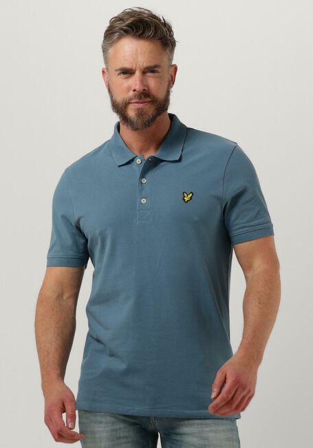 LYLE & SCOTT Polo PLAIN POLO SHIRT en bleu - large
