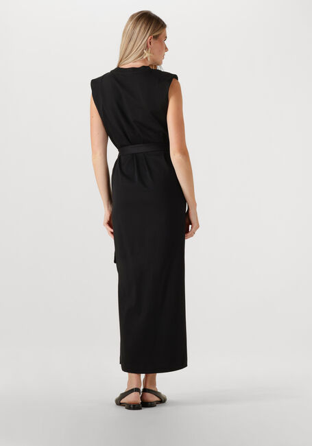 Zwarte SELECTED FEMME Maxi jurk SLFHALLEY SL SHOULDERPAD ANKLE - large