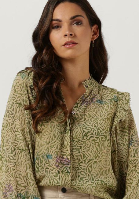 SISSEL EDELBO JUANA SILK SHIRT Blouses en vert - large