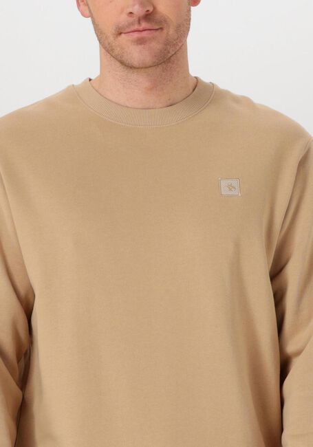 Zand SCOTCH & SODA Sweater BADGE LOGO CREW SWEATSHIRT - large