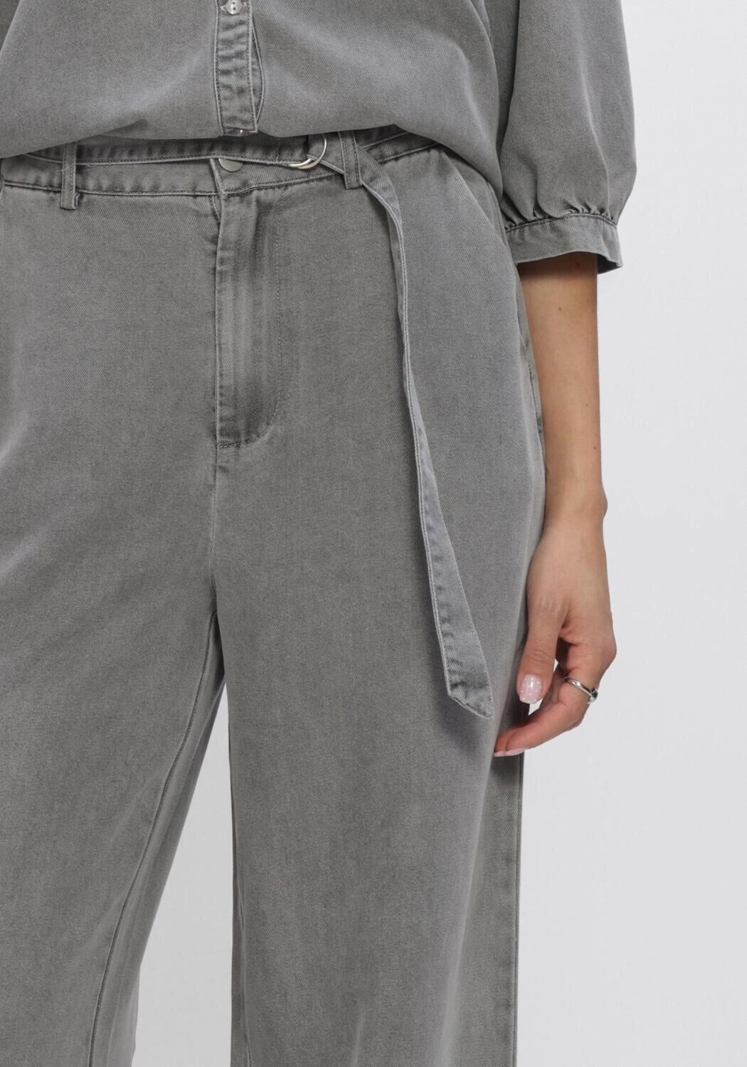 FREEBIRD DNM-TENCELL-BLACK-26-1 Pantalons en gris - large