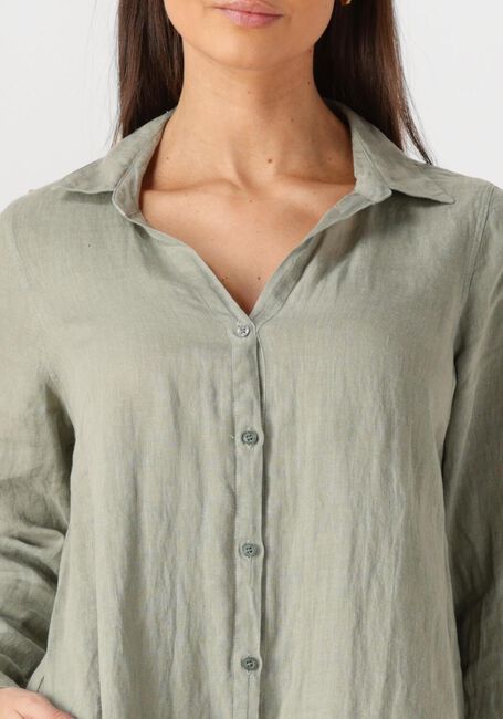 MOS MOSH Mini robe MMRIELLE LINEN DRESS en vert - large