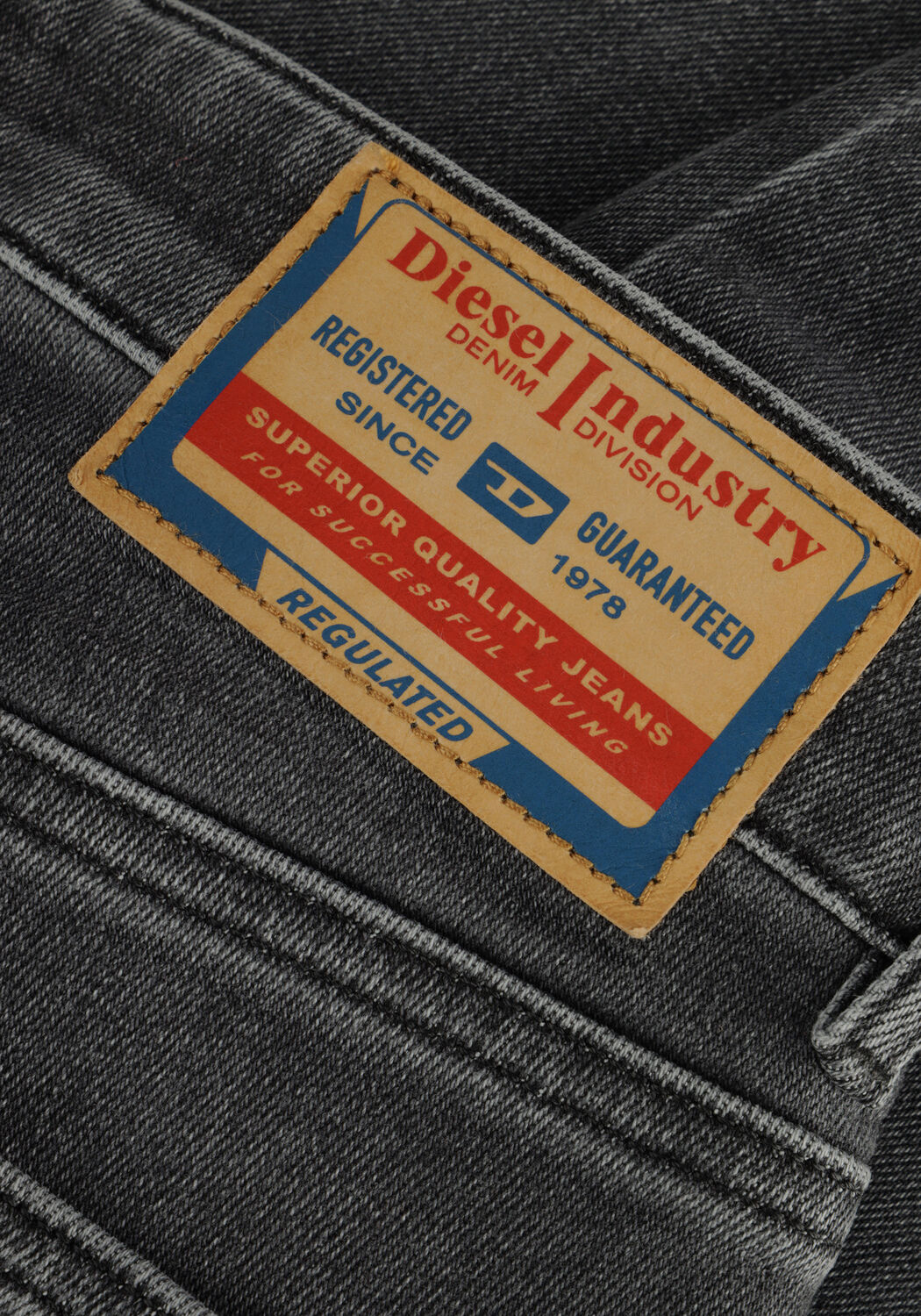 Grijze DIESEL Skinny jeans 2017 SLANDY - large