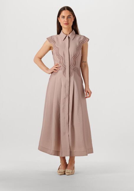 Roze COPENHAGEN MUSE Midi jurk COLE DRESS - large