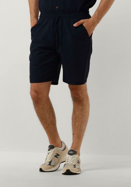 ANERKJENDT Pantalon courte AKLT JAMES COT/LINEN ELA SHORTS Bleu foncé - large