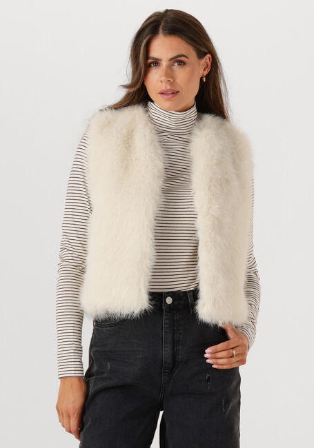 Ecru CIRCLE OF TRUST Gilet GISELLE GILET - large