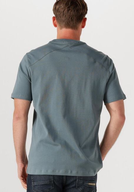 CAST IRON T-shirt REGULAR FIT INTERLOCK en bleu - large