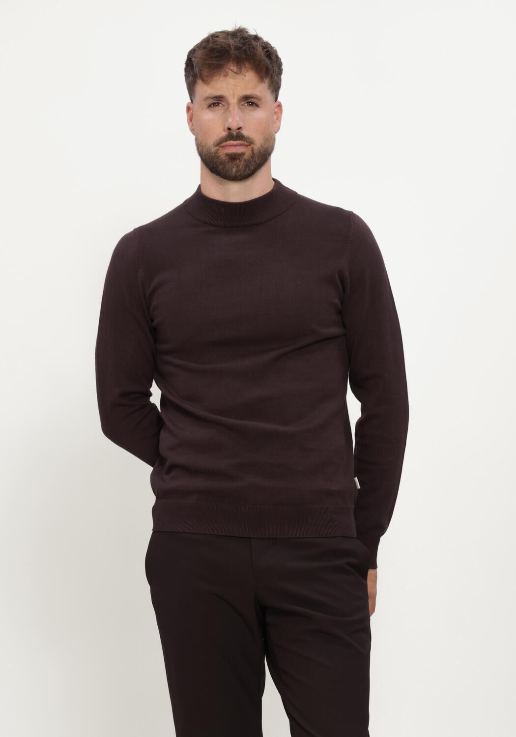 MACED Pull M-ALEX en marron - large