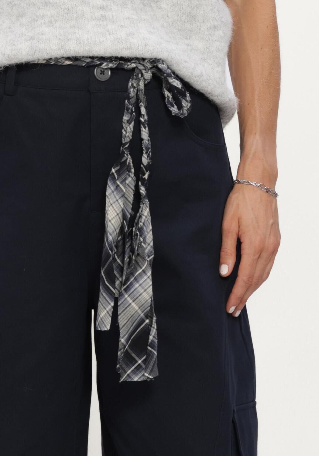 CIRCLE OF TRUST Pantalon cargo ZAZU PANTS Bleu fonc&eacute; - large