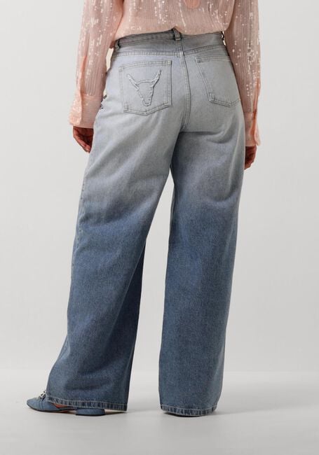 ALIX THE LABEL Wide jeans LADIES WOVEN DIP DYE PANTS en bleu - large