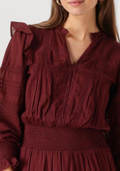 NEO NOIR Mini robe ARAN S VOILE DRESS Bordeaux - large