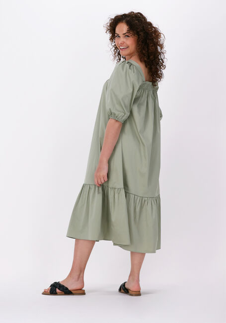 LEVETE ROOM Robe midi ISLA SOLID 52 DRESS en vert - large