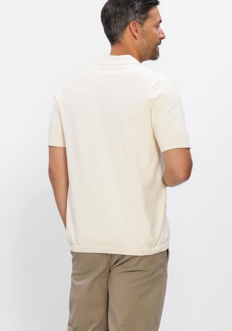 PROFUOMO Polo POLO OPEN COLLAR COTTON CREPE &Eacute;cru - large
