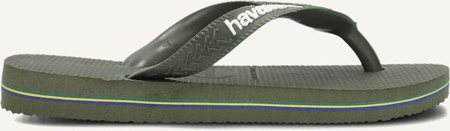 Groene HAVAIANAS Slippers BRASIL LOGO KIDS Groene HAVAIANAS Slippers BRASIL LOGO KIDS - large