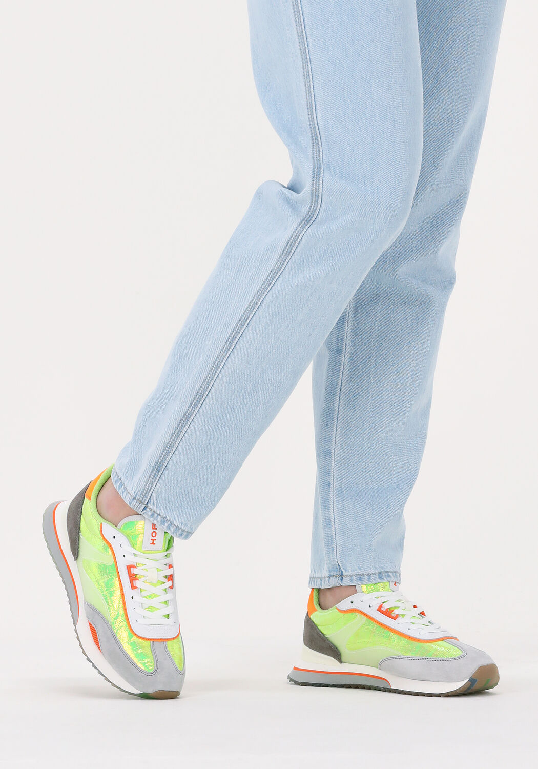 THE HOFF BRAND Baskets basses SURREAL en jaune - large