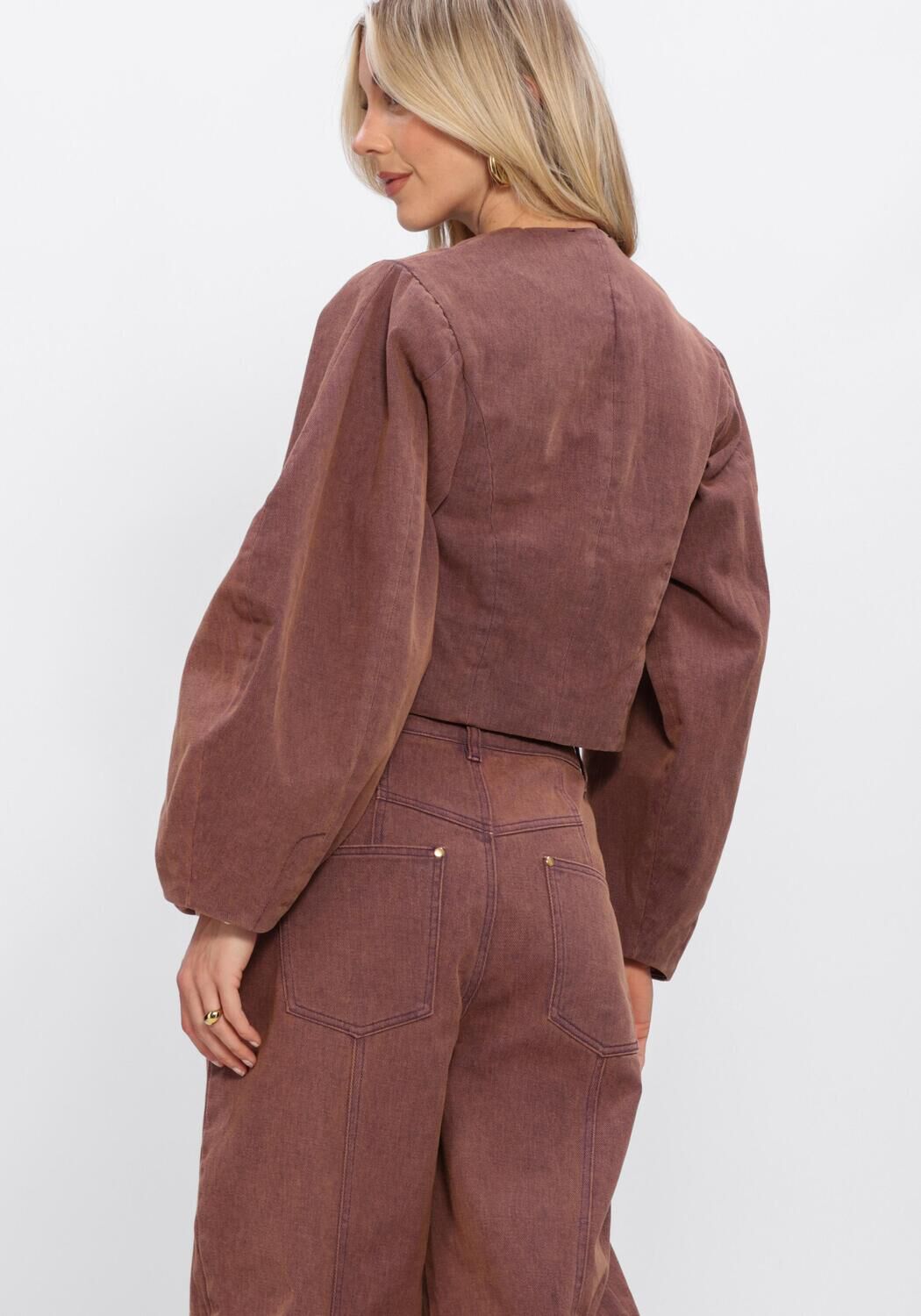 STUDIO AMAYA Jack KAEL JACKET en violet - large