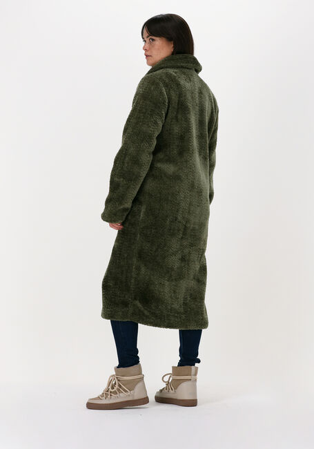 ANOTHER LABEL Manteau en fausse fourrure MOUSSY COAT en vert - large
