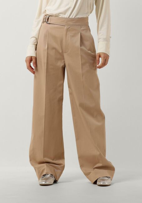 Beige VANILIA Broeken/jumpsuits FOLDED TWILL - large