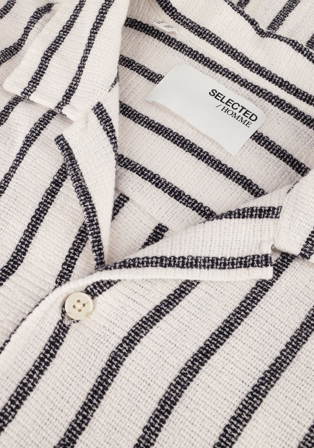 Witte SELECTED MEN Casual overhemd SLHRELAX-SAL SHIRT RESORT - large