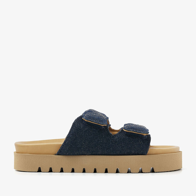 Blauwe VIA VAI Slippers RAE LIDIA - large