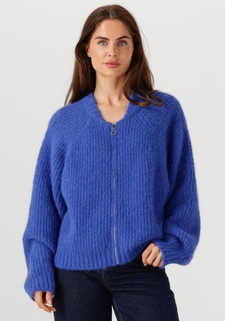 EDITED Gilet RANI BOMBER CARDIGAN en bleu - large