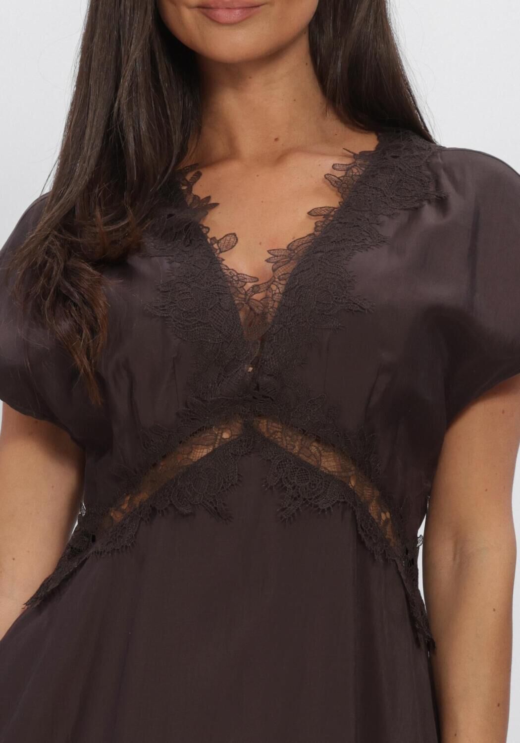 COPENHAGEN MUSE Robe midi CMMOLLY-DRESS en marron - large