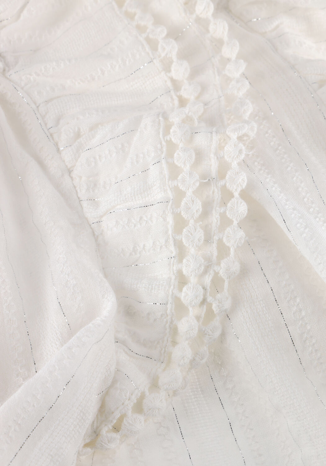 AI&KO Haut YLENIA LUREX CO 503 G en blanc - large