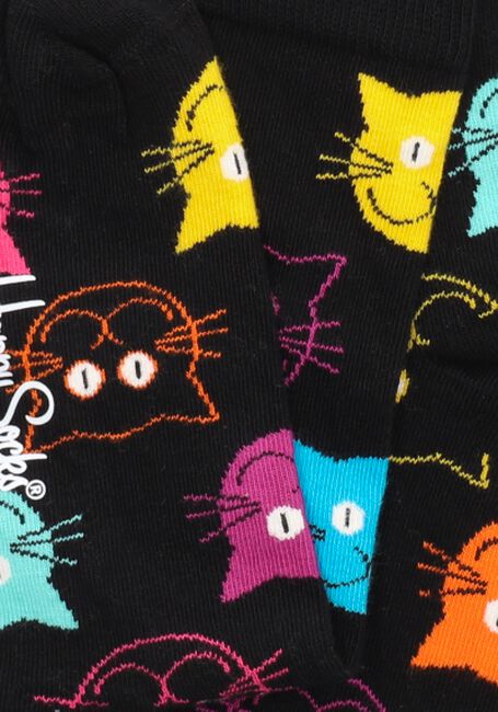 HAPPY SOCKS CAT Chaussettes en noir - large
