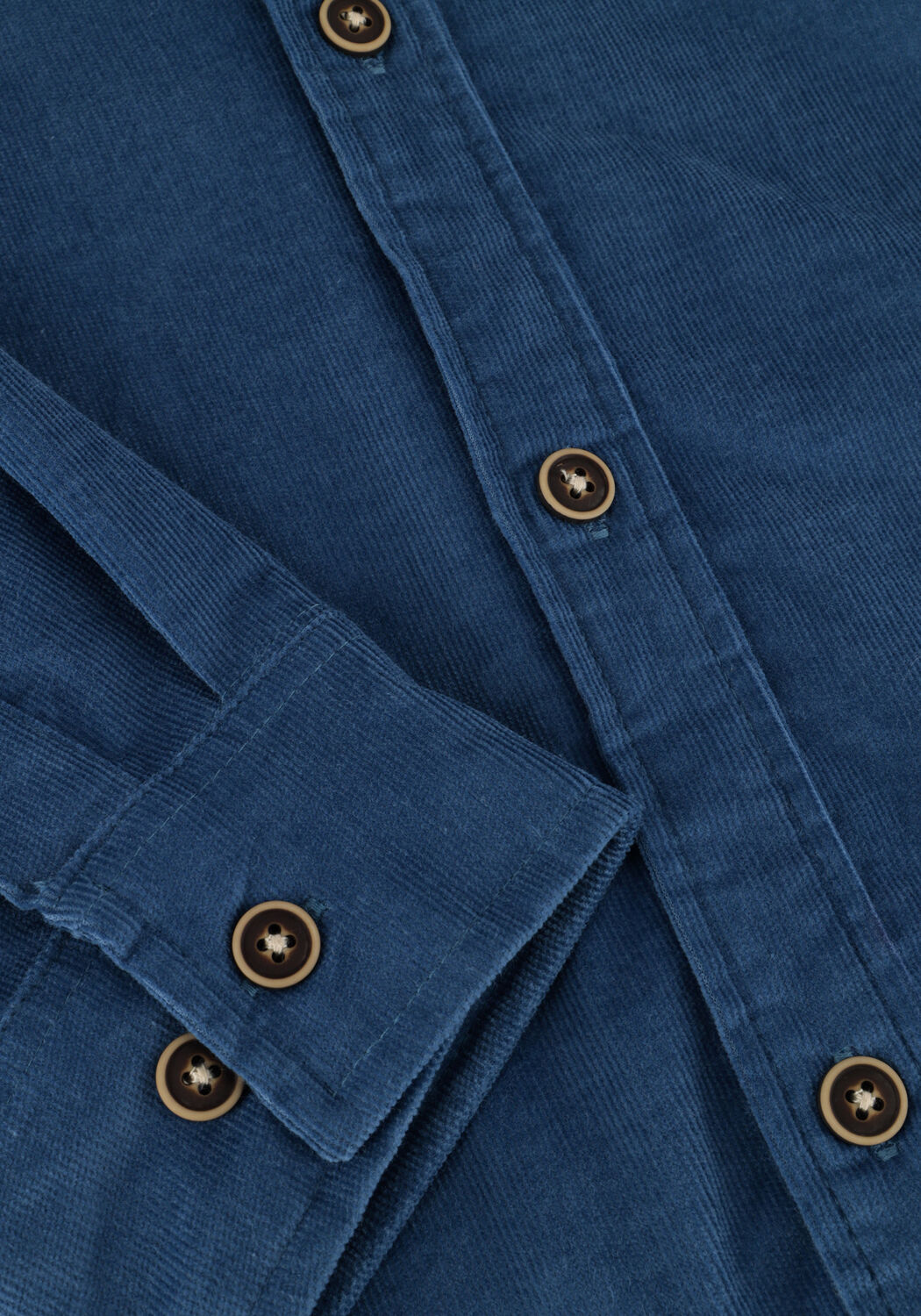 Blauwe ANERKJENDT Casual overhemd AKLEIF SOLID CORD SHIRT - large