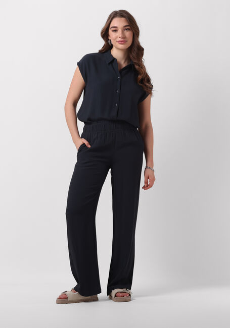 Zwarte BY-BAR Wijde broek ROBYN VISCOSE PANTS - large