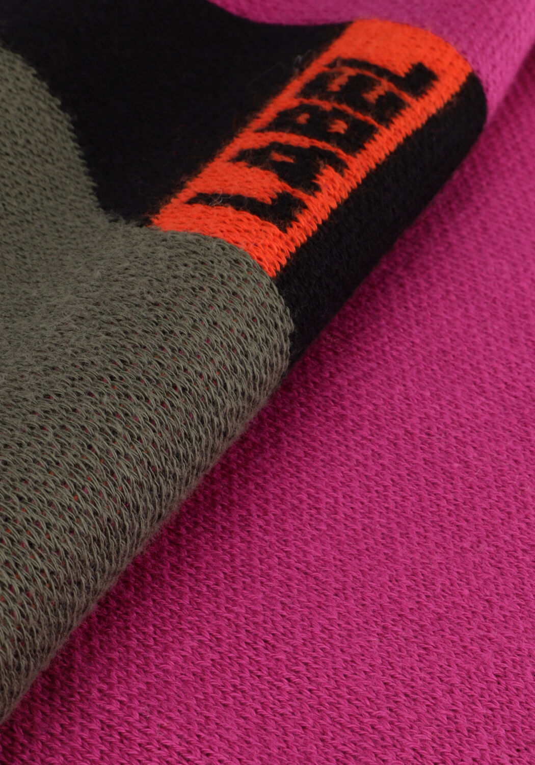 ALIX THE LABEL Pull LADIES KNITTED ART WORK PULLOVER Bordeaux - large