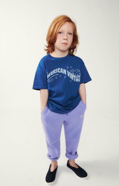 AMERICAN VINTAGE T-shirt FIZVALLEY Bleu foncé - large