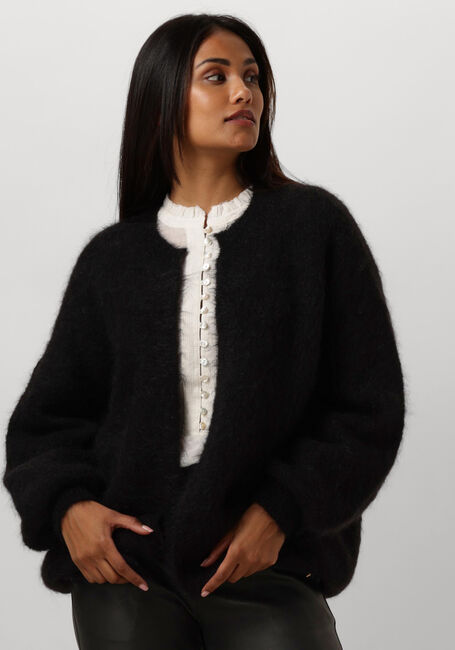 DES PETITS HAUTS Gilet ALTEA en noir - large