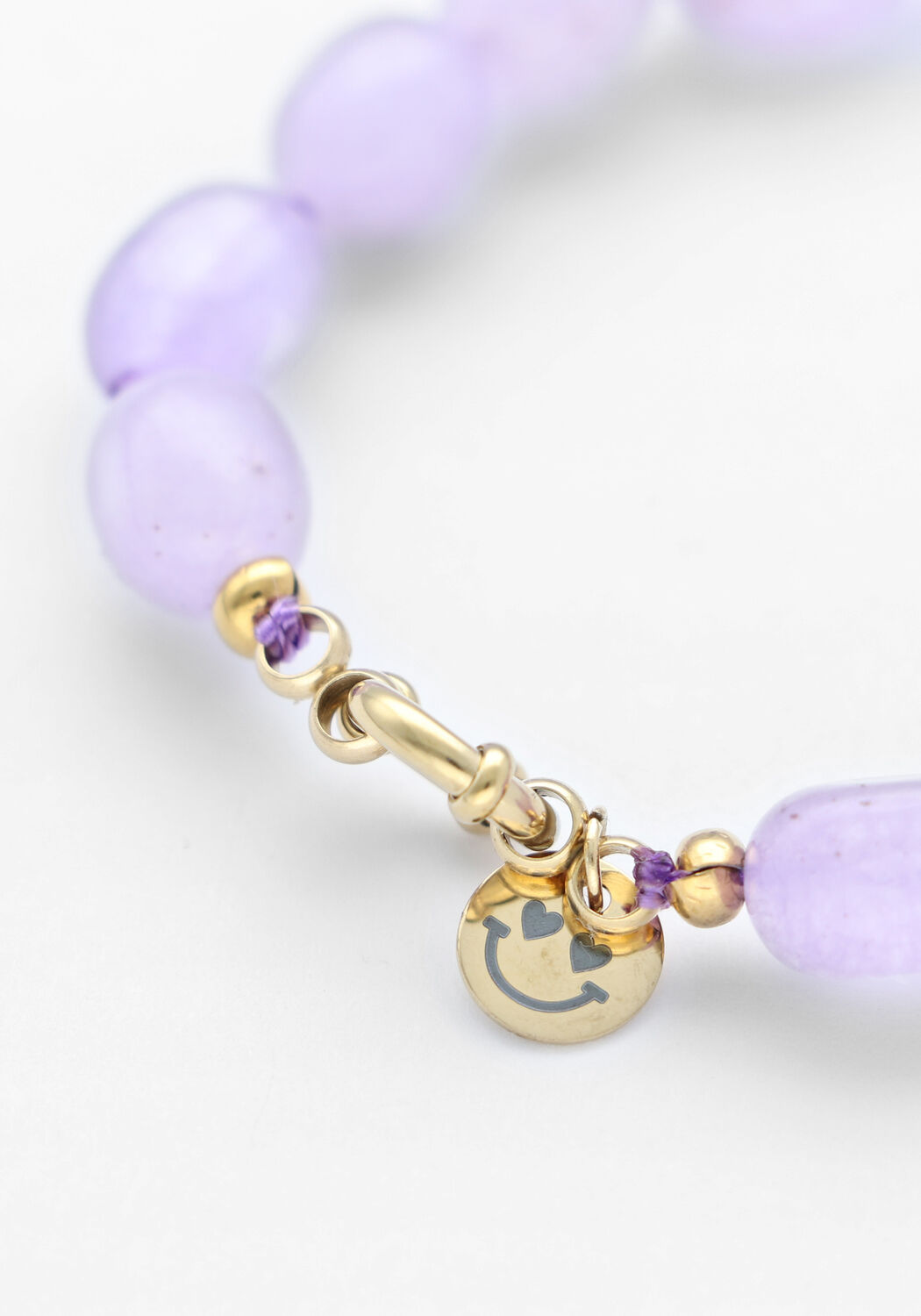 Lila BONNIE STUDIOS Sieraad BOBBY LILA BRACELET - large